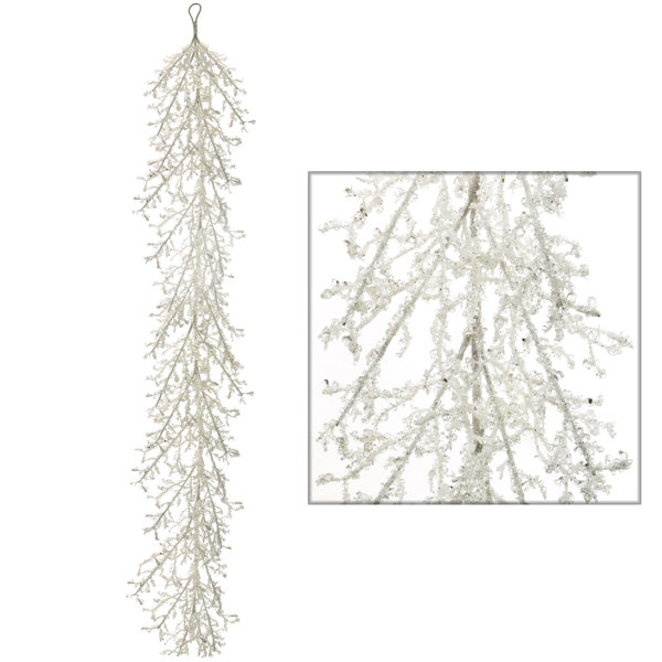 4' Plastic Natural Look Cone Twig Garland The Holiday Aisle