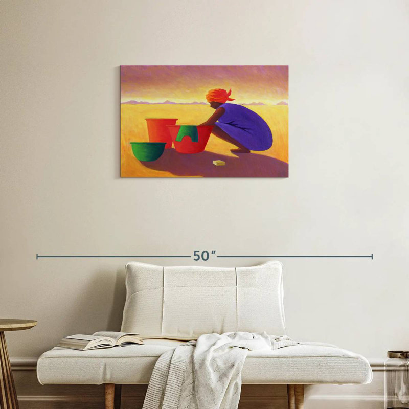 Washer Woman, 20" H x 30" W