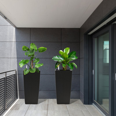 Jardinière carrée pour l'intérieur ou l'extérieur