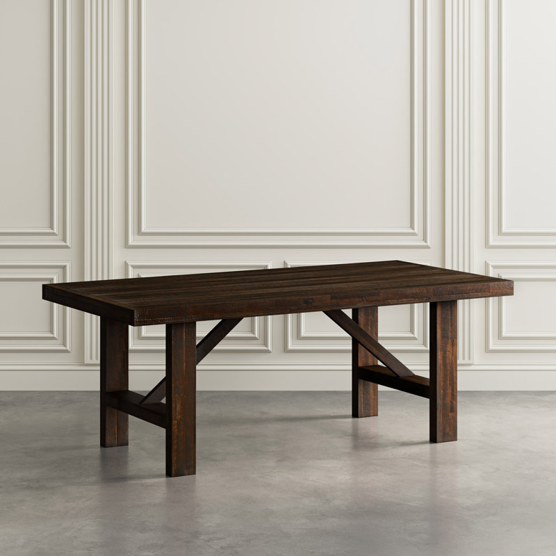 Ensemble de salle à manger en bois d'acacia massif pour 6 personnes Mariama, 7 pièces : table, 6 chaises