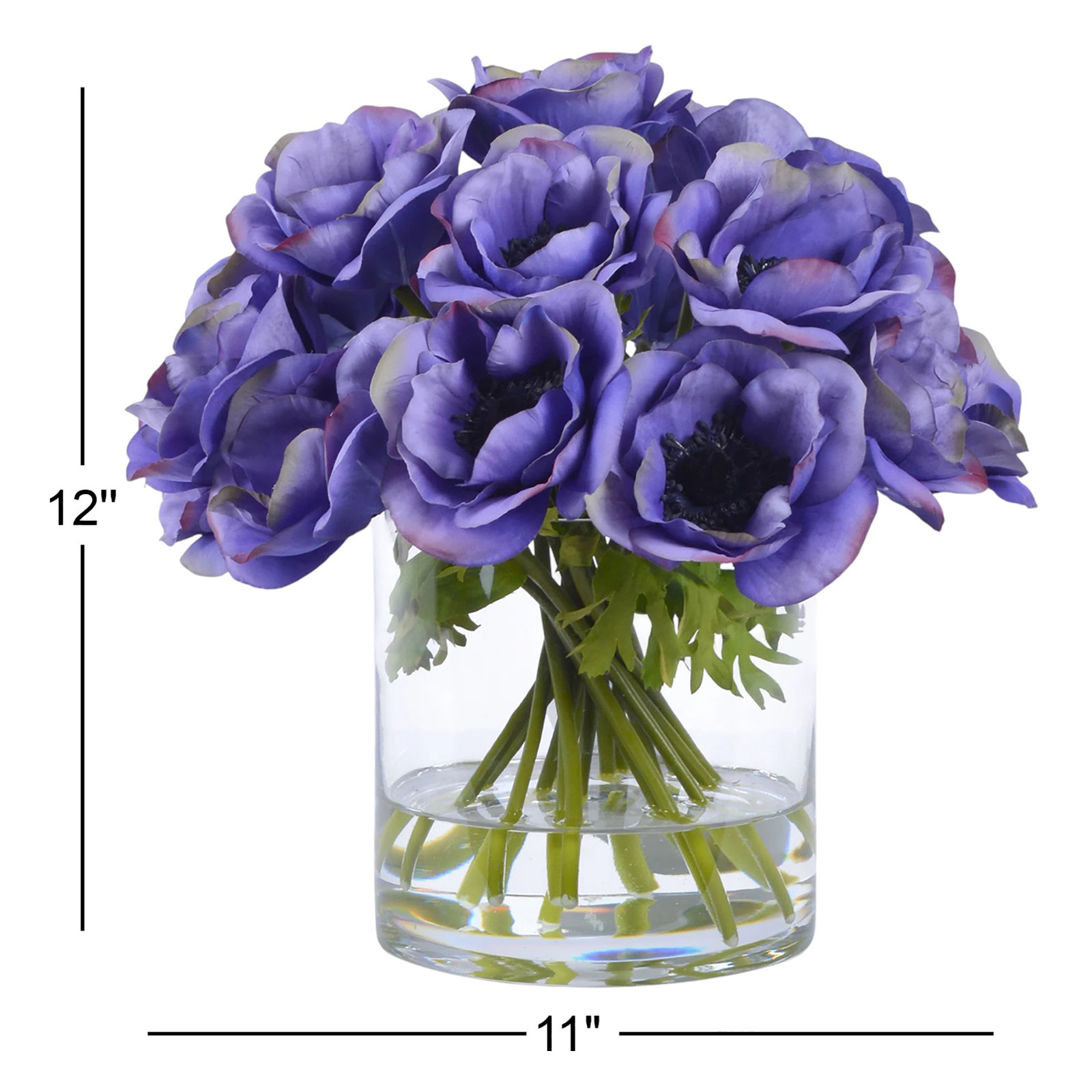 Poppy Floral Arrangement, Blue