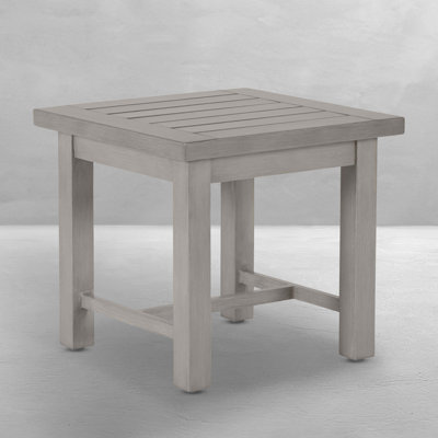Club Aluminum End Table - Oyster