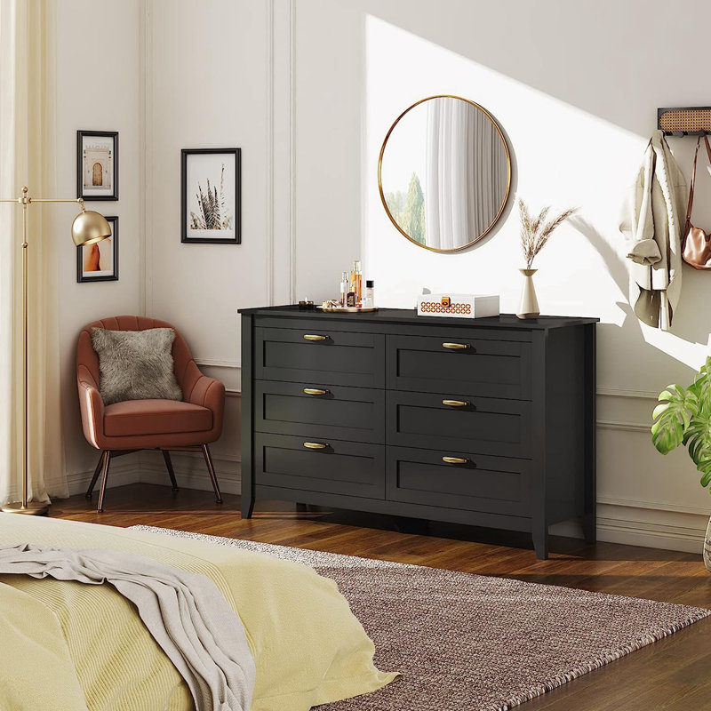 Commode décorative 6 tiroirs