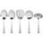 Hammered Stainless Steel Petite Kitchen Utensil Set