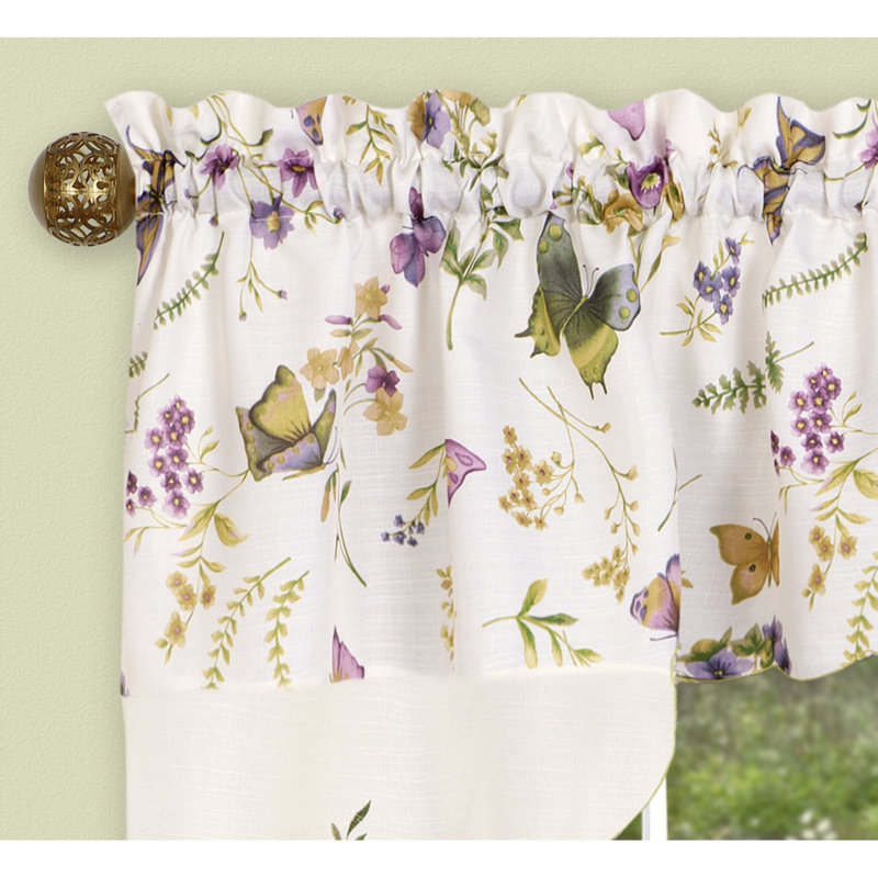 Molina Floral Swag Kitchen Curtain, 58" W x 24" L