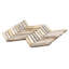 Fossil 1x4 Herringbone Matte Petrified Natural Stone Mosaic Tile