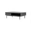 Barcus Solid Wood Four Leg Coffee Table with Storage