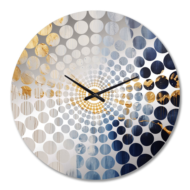 Sittig - Horloge murale peinture abstraite, Grand