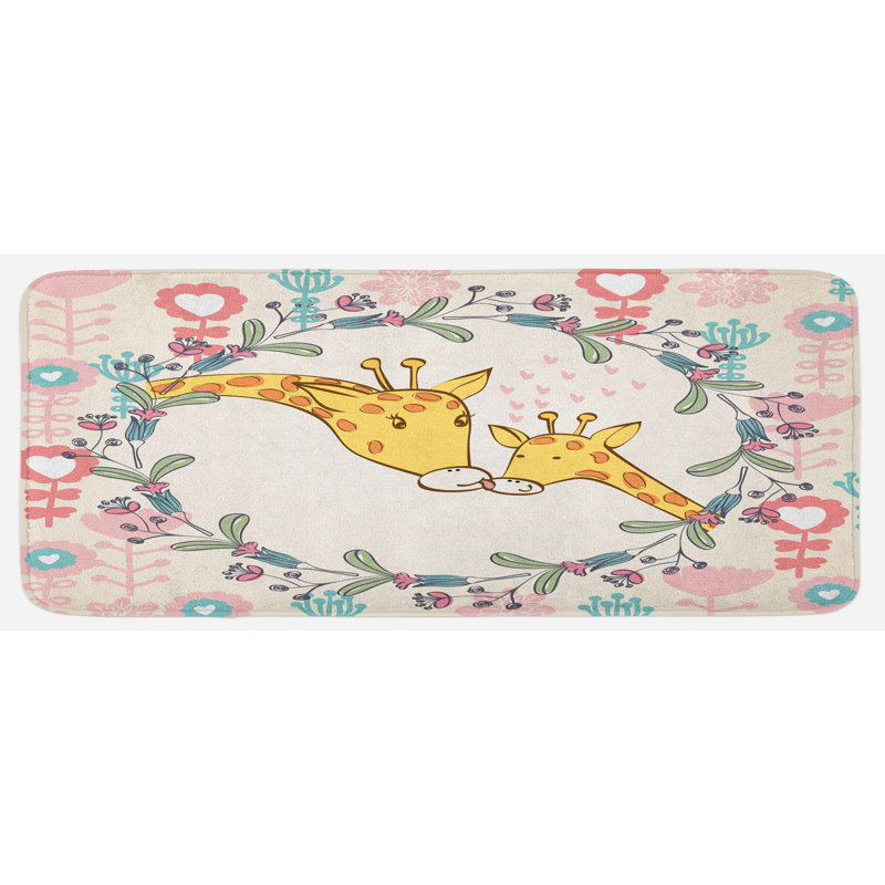Tapis de cuisine giraffe