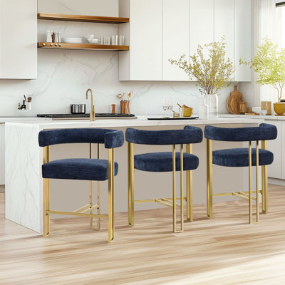 Ensemble de 3 tabourets de bar Dollie