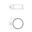 Cônico 1 - Light LED Flush Mount-68313070-68644749