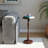 Modern Solid Wood Round Drink Table with Turned Pedestal Base, Walnut Finish-36366218