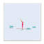 Minimal Yoga Stretch Feline Cats Relaxing Over Blue - impression-66827789-66827792