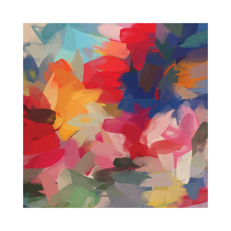 Colorful Chaos by Irena Orlov - Wrapped Canvas Gallery-Wrapped Canvas Giclée, 45.72 cm H x 45.72 cm W x 1.91 cm D