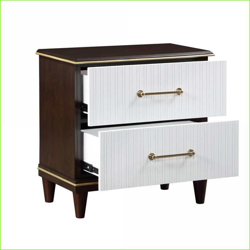 Table de chevet 2 tiroirs Modern