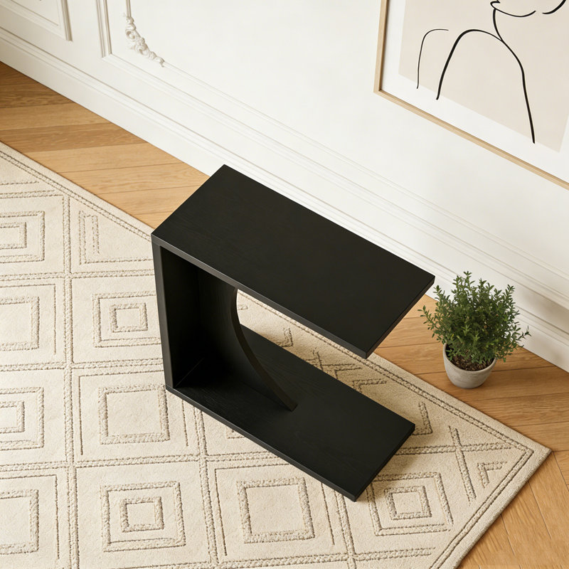 C-Shaped Sofa Side Table Couch Table