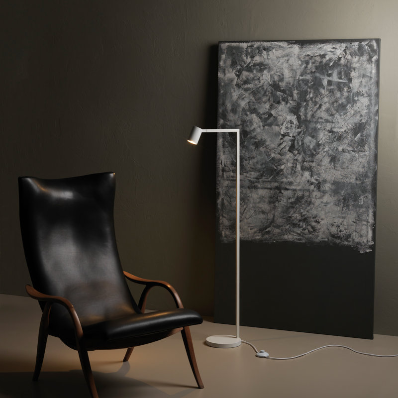 Ascoli Task Floor Lamp, Matte White