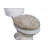 Cloud Comfort 100% Polyester Microfiber Bathroom Rug, Water Absorbent Soft Shaggy Bath Rug-673330694-676538634