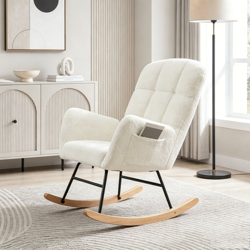 Fauteuil à bascule Teddy