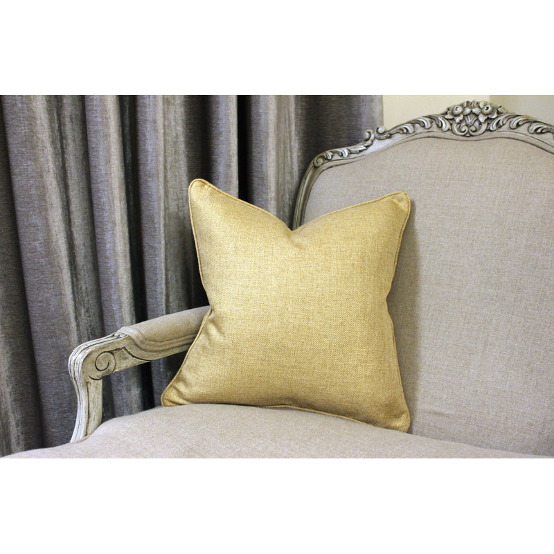 Square Throw Pillow Cover, 55cmH x 55cmW, Grey, Cover only