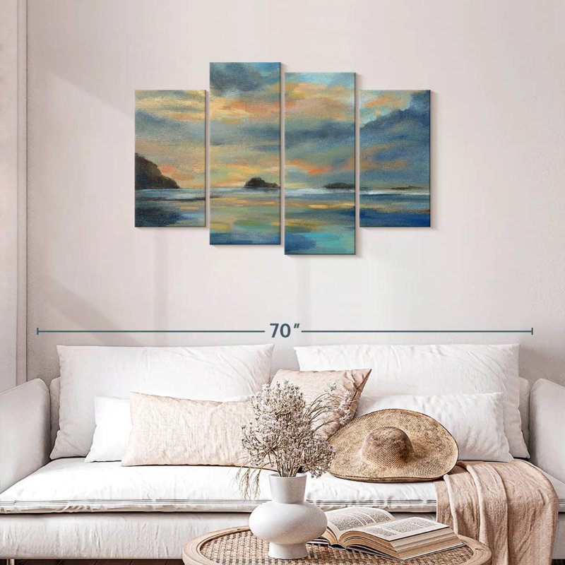 Gillard Pacific Sunset II, H 27 po x l 43 po