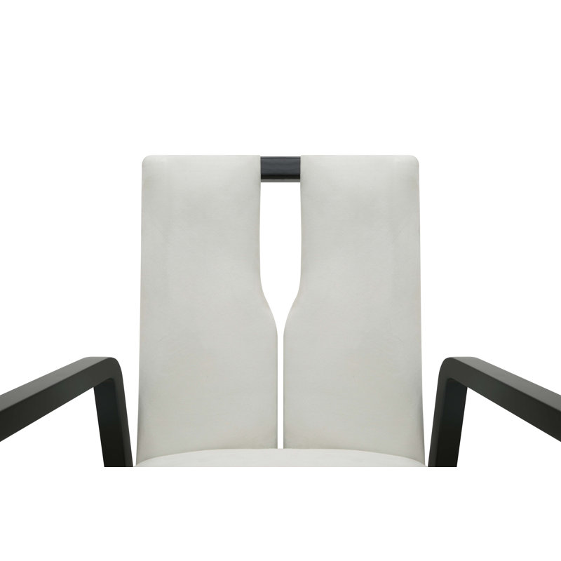 Flute Leather Arm Chair