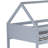 Twin Over Twin Solid Wood House Floor Bunk Bed With Ladder-1212252094