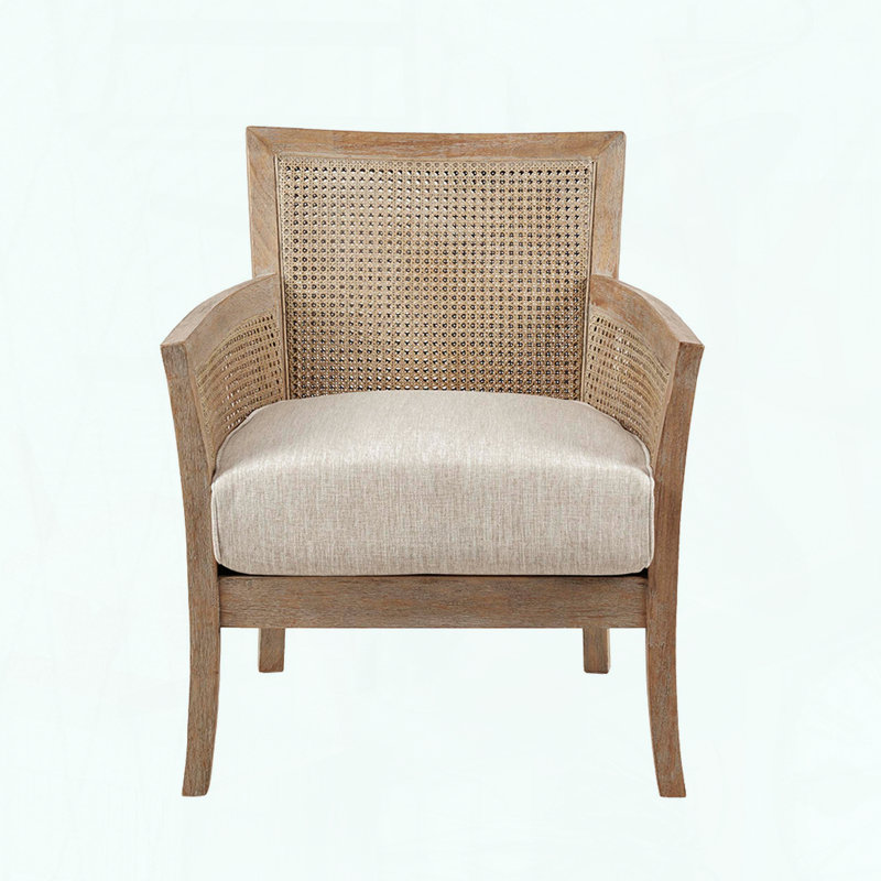 Fauteuil Cane avec siège en mousse haute densité