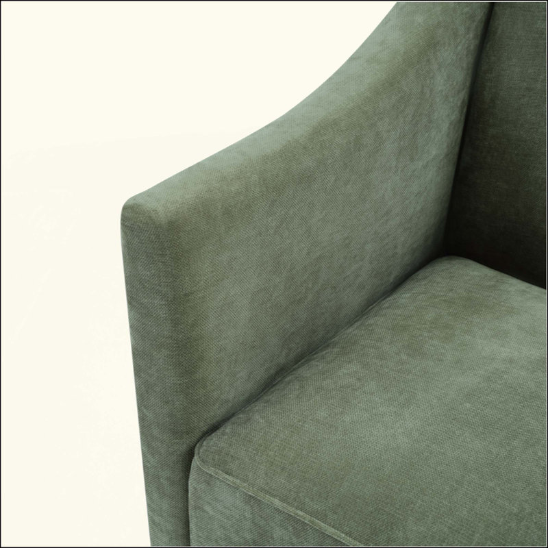 Fauteuil rembourré Modern, Vert