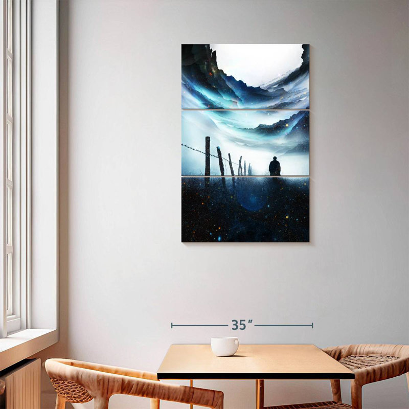 Kelan The Abyss, 57" H x 36" W
