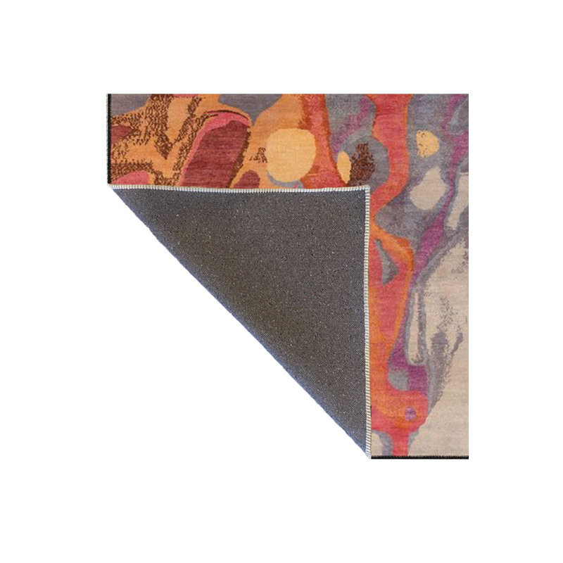 Tapis lavable multicolore Splashed, Sous-tapis rectangulaire de 3 pi 3 po x 6 pi 7 po 