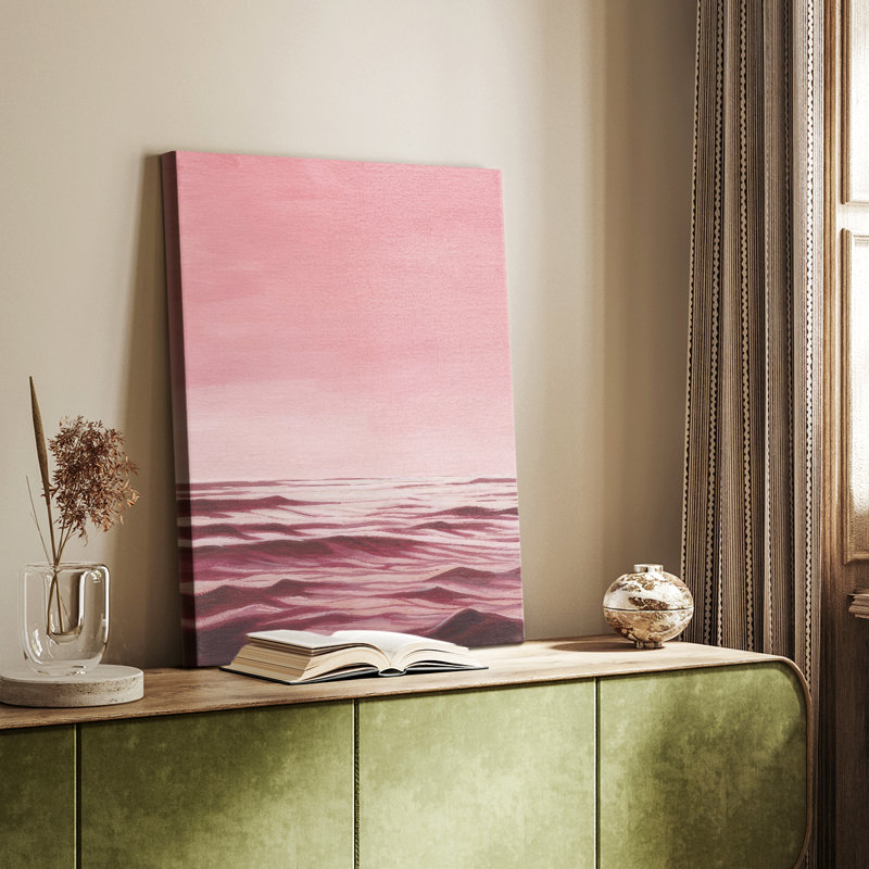 Playa Rosa I -Galerie enveloppée Cavas, H 18 po x l 12 po