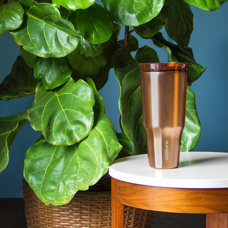 Cupture 32oz. Stainless Steel Travel Tumbler, Copper