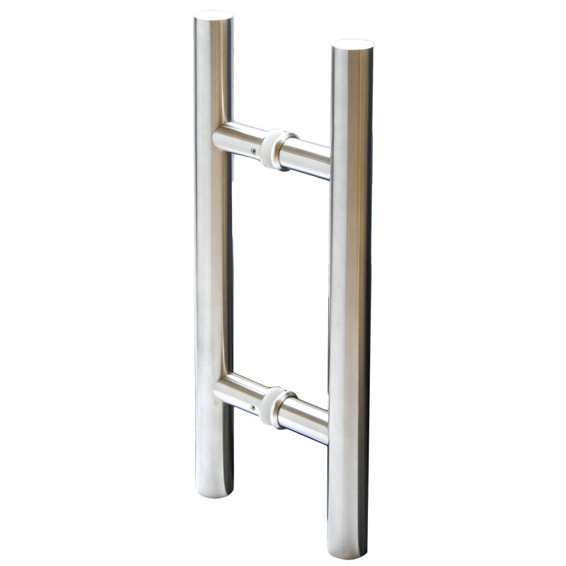 Industry Double Dummy Door Handle, Satin Chrome
