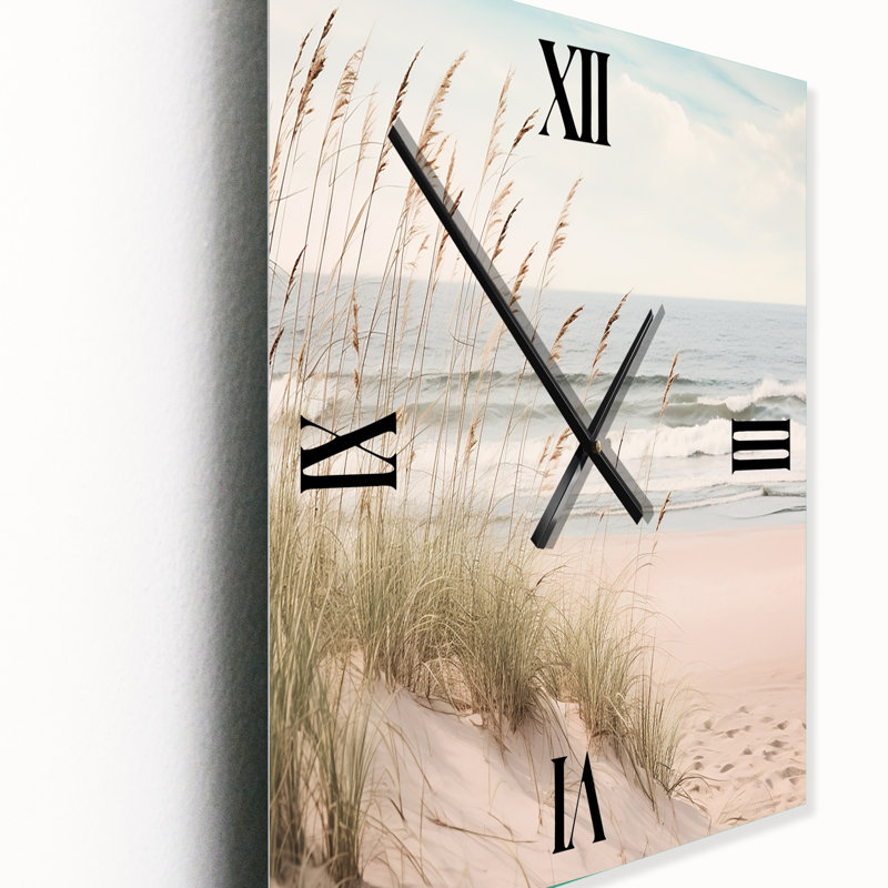 Horloge murale de plage Ocean Past II, Moyen