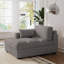 Chaise longue rembourrée avec coussin et pieds en bois massif l 42 po Stoneville-1142525853-1235966391