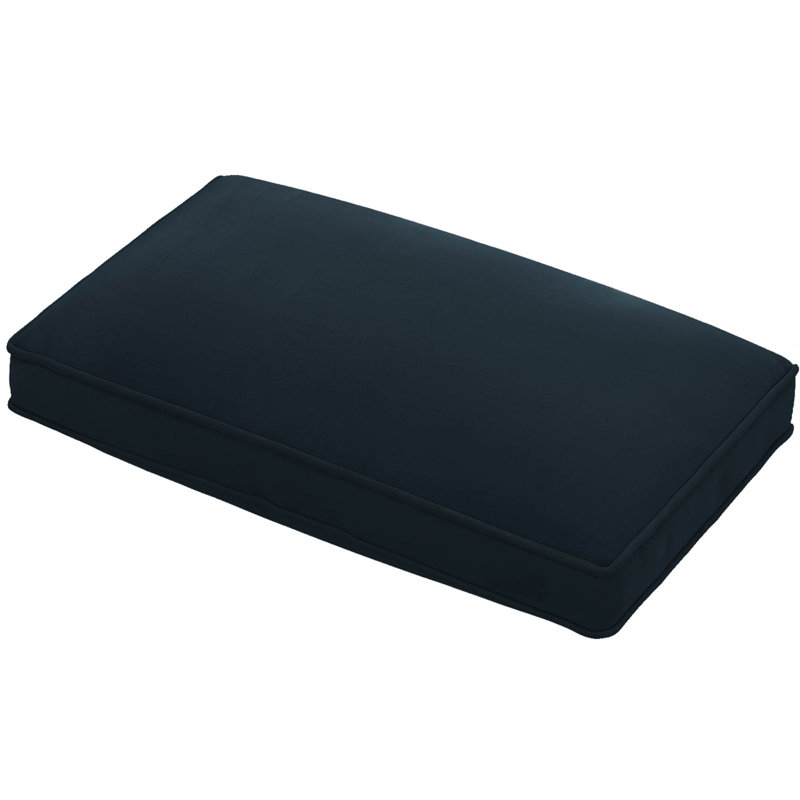  Housse de coussin rectangulaire en velours et insert, Bleu