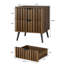 17.72cm W Solid Wood Bedside Table