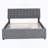 Upholstered Platform Bed with Trundle-2091357382-2091357381