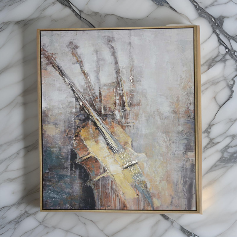 Peinture sur toile encadrée