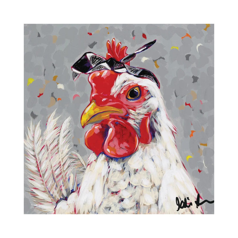 Farm Pop-Rosie by Jodi Augustine - Wrapped Canvas Gallery-Wrapped Canvas Giclée, 66.04 cm H x 66.04 cm W x 1.91 cm D