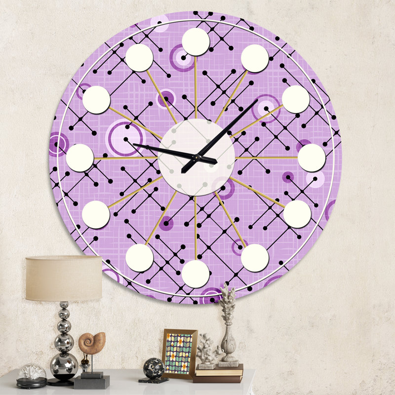 Horloge murale 1950 Mid-Century 1950, Moyenne