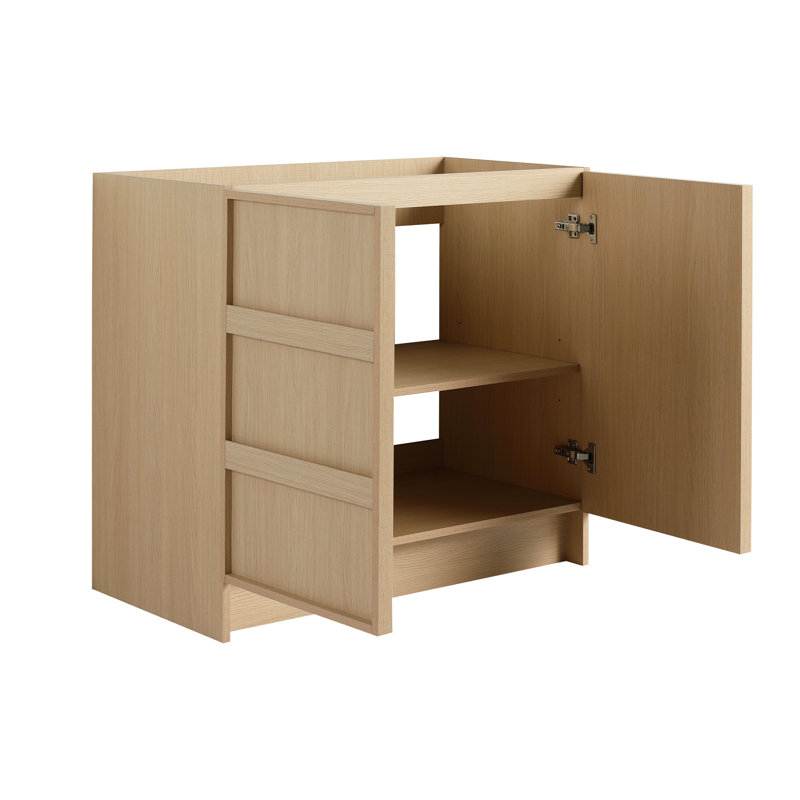 Armoire de salle de bain sur pied 36 po