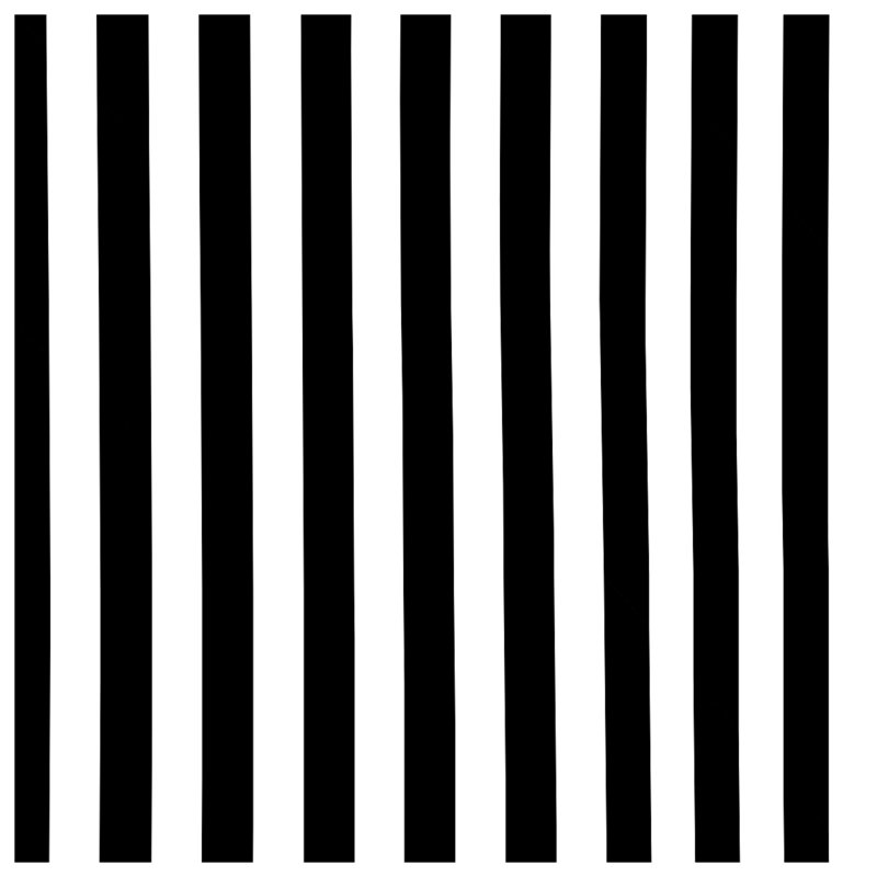 Rideaux noir et blanc à rayures, voilages et voilages à rayures - 1 panneau, 50 po x 80 po - 1 panneau, Blocage
