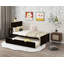 Lit plateforme simple avec lit gigogne simple-1731819450