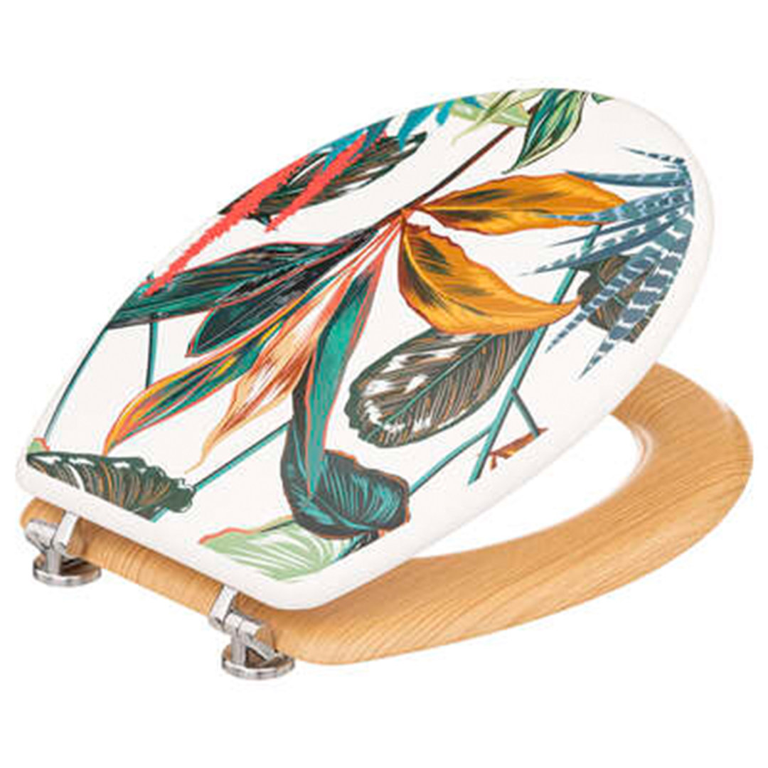 Stringham Elongated Standard Toilet Seat