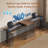  Cataleta 98.4'' Standing Office Desk Farmhouse Computer Desk with Power Outlets-316953224
