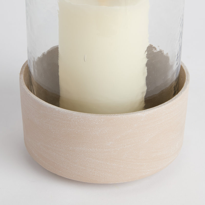 PIETRA PETIT VÉRIN, H 10,75 po x l 6,75 po x P 6,75 po, Crème