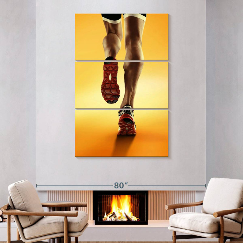 Sireci Toned Athlete's Legs, 74" H x 48" W