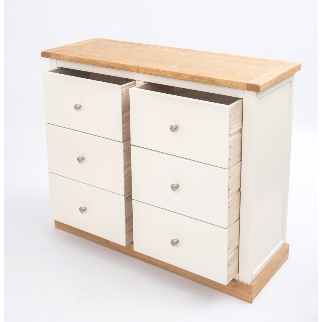 110cm W 6 - Drawer Chest of Drawers